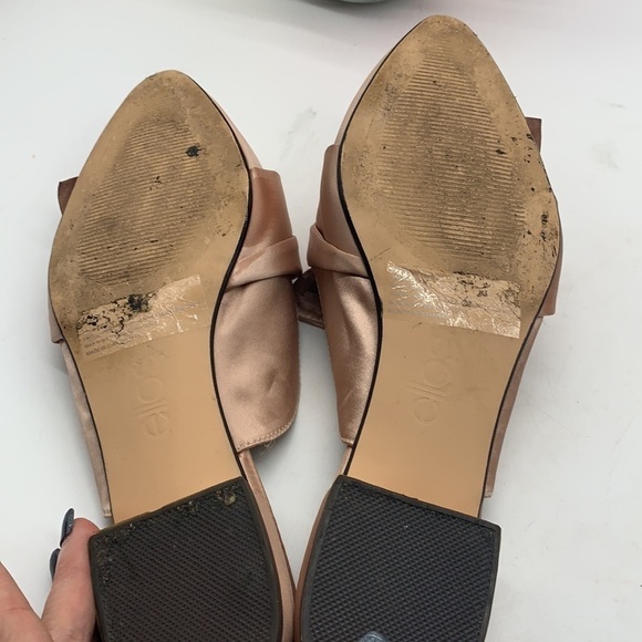 Ellos Satiny Blush Color Slip on Mule Sz 9. BFL0595A - Picture 6 of 8